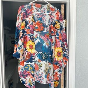 Colorful lightweight kimono